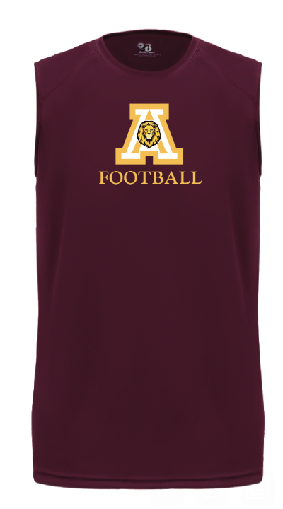 SLEEVELESS MAROON DRI-FIT