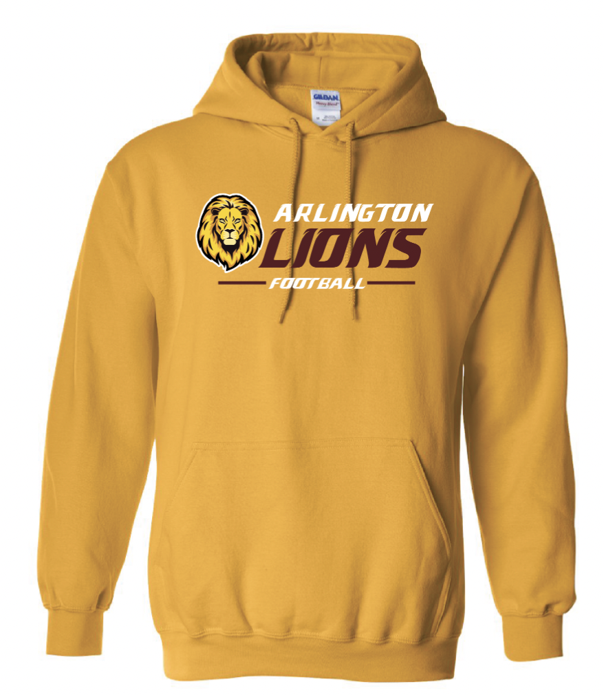 GOLD HOODED SWEATSHIRT-2