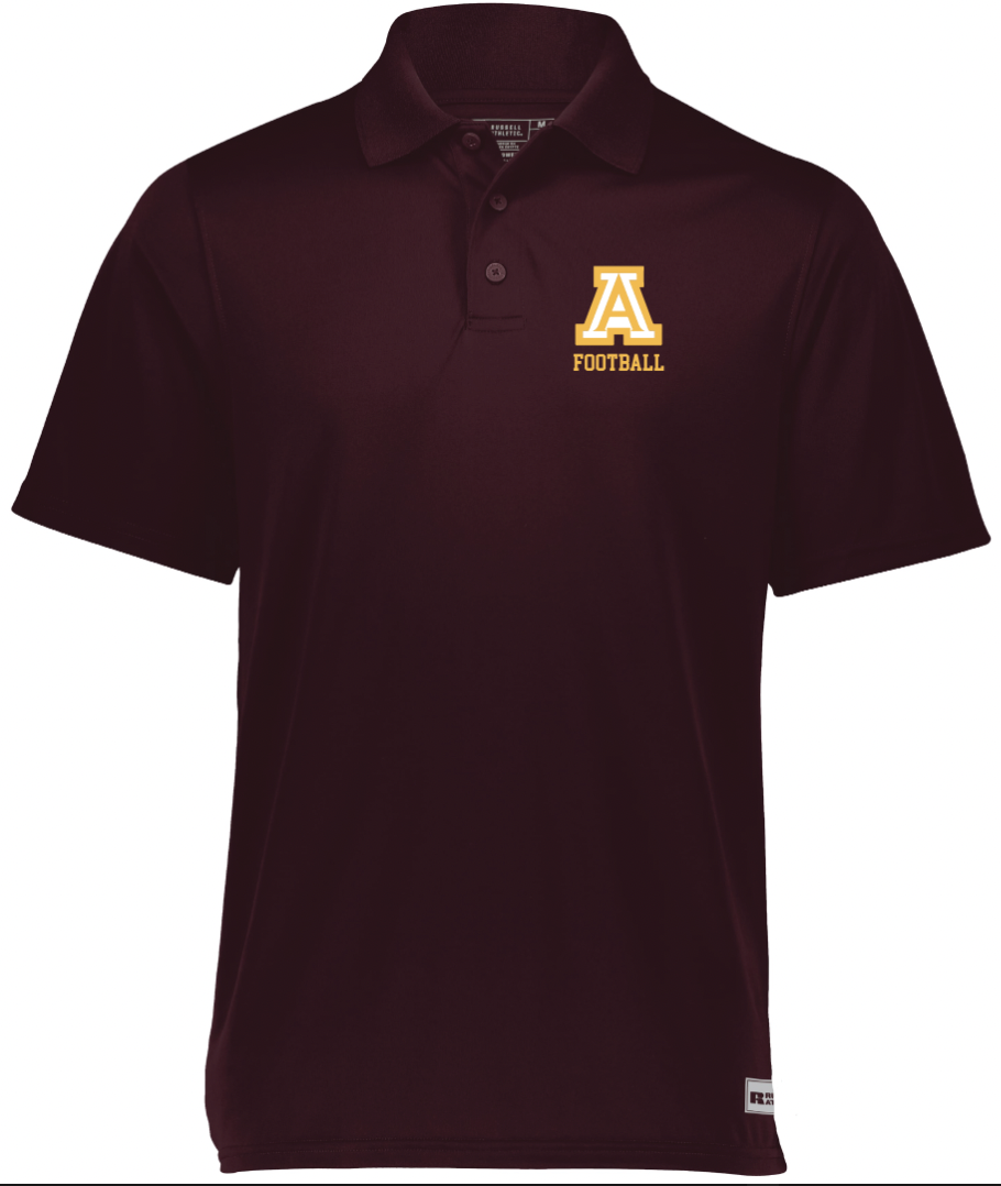 RA MAROON POLO W/EMBROIDERY