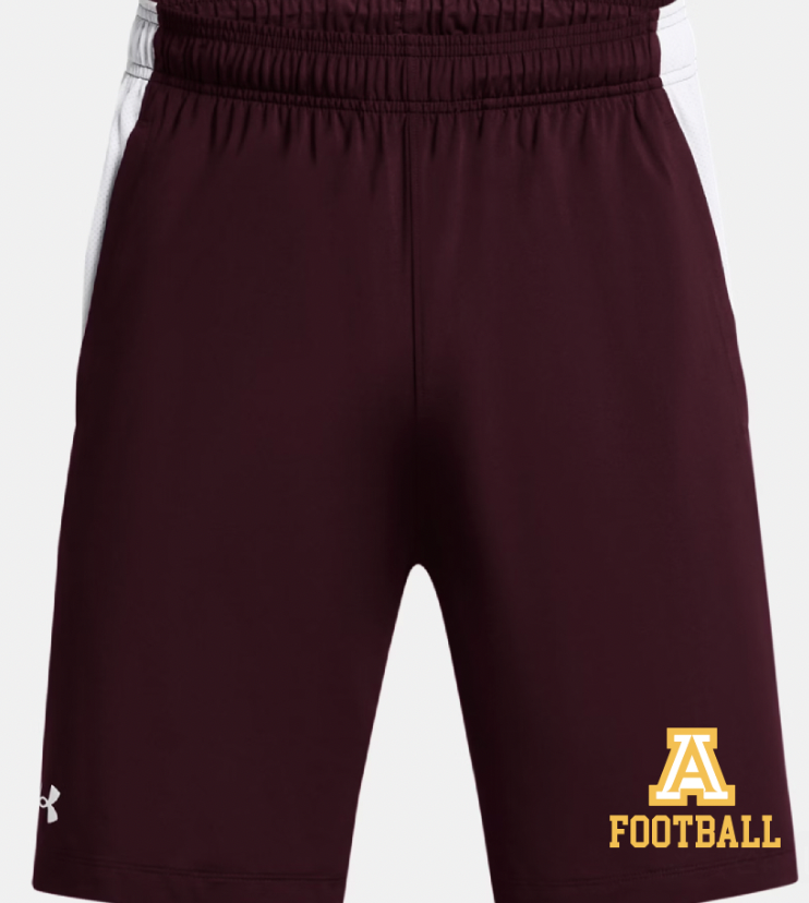 UA MAROON MEN'S TECH VENT SHORT